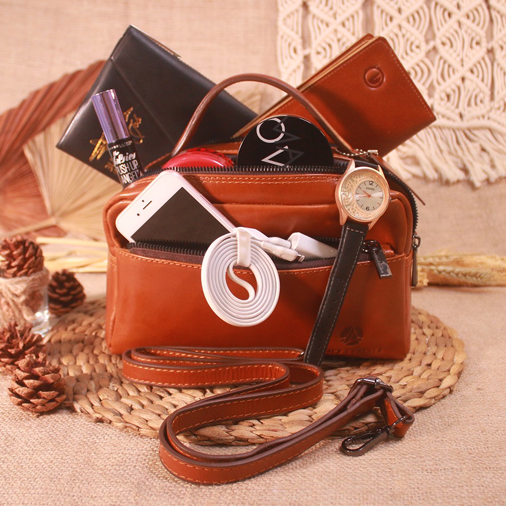 TAS SELEMPANG WANITA TAS SELEMPANG CEWEK TAS SELEMPANG KULIT TAS KULIT WANITA