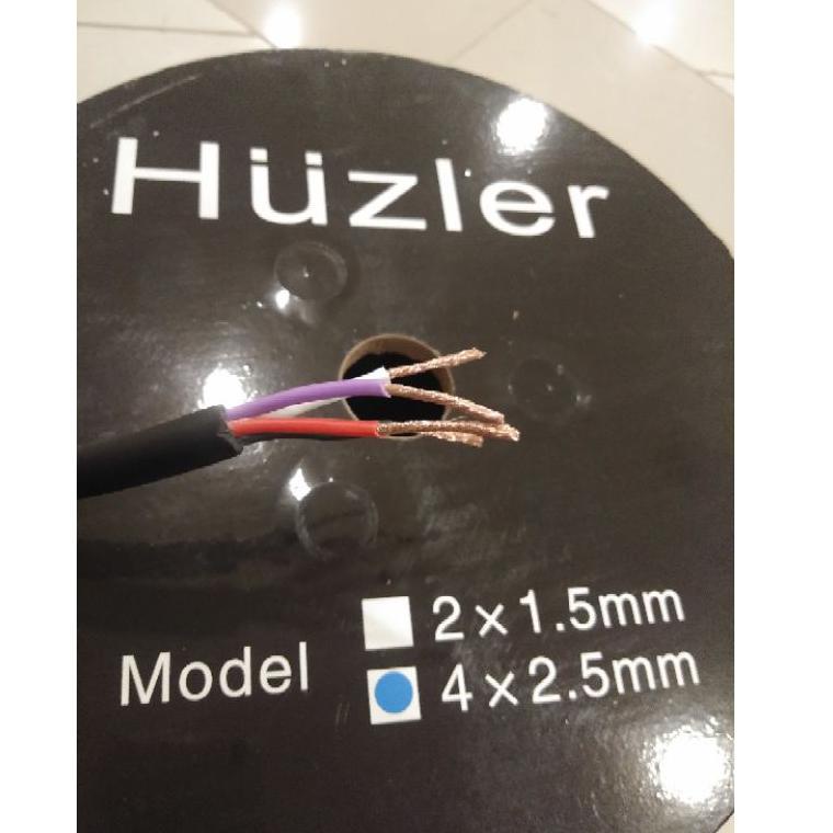 ☝ KABEL SPEAKER/KABEL SPIKER HUZLER 4X2,5 HARGA PER 1 METER ℗