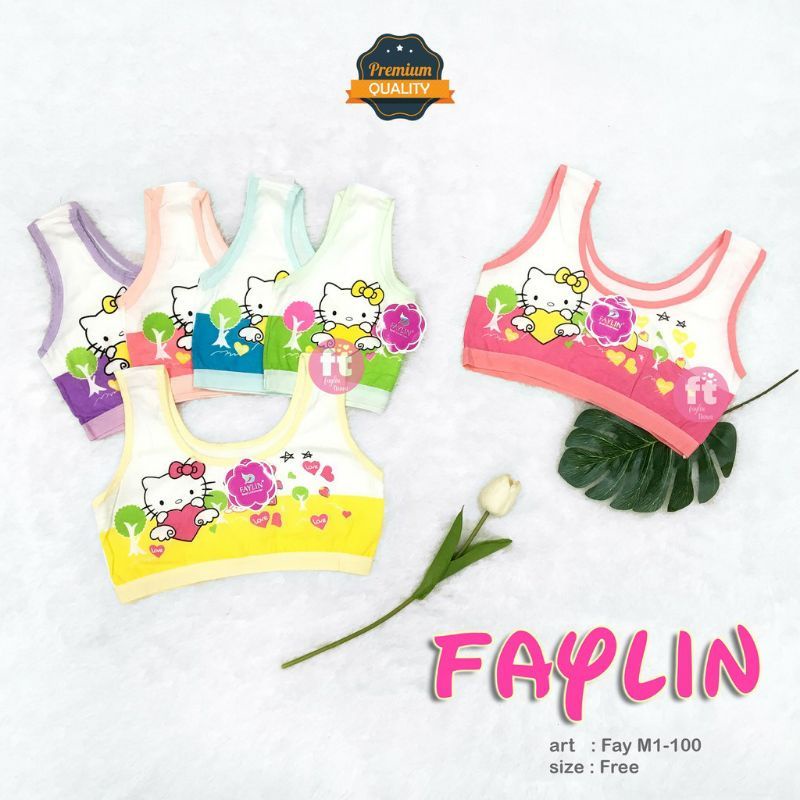 Miniset anak perempuan SD /SMP bhn soft (3pcs)