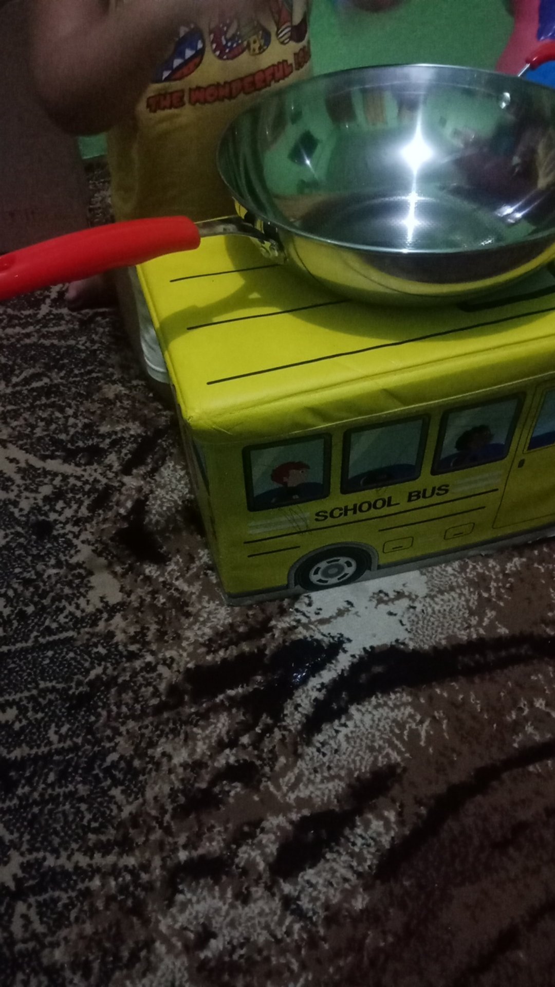 Gm Bear Wajan Wok Stainless Steel 32cm 1297 - Wajan Penggorengan Teflon Wok 32cm