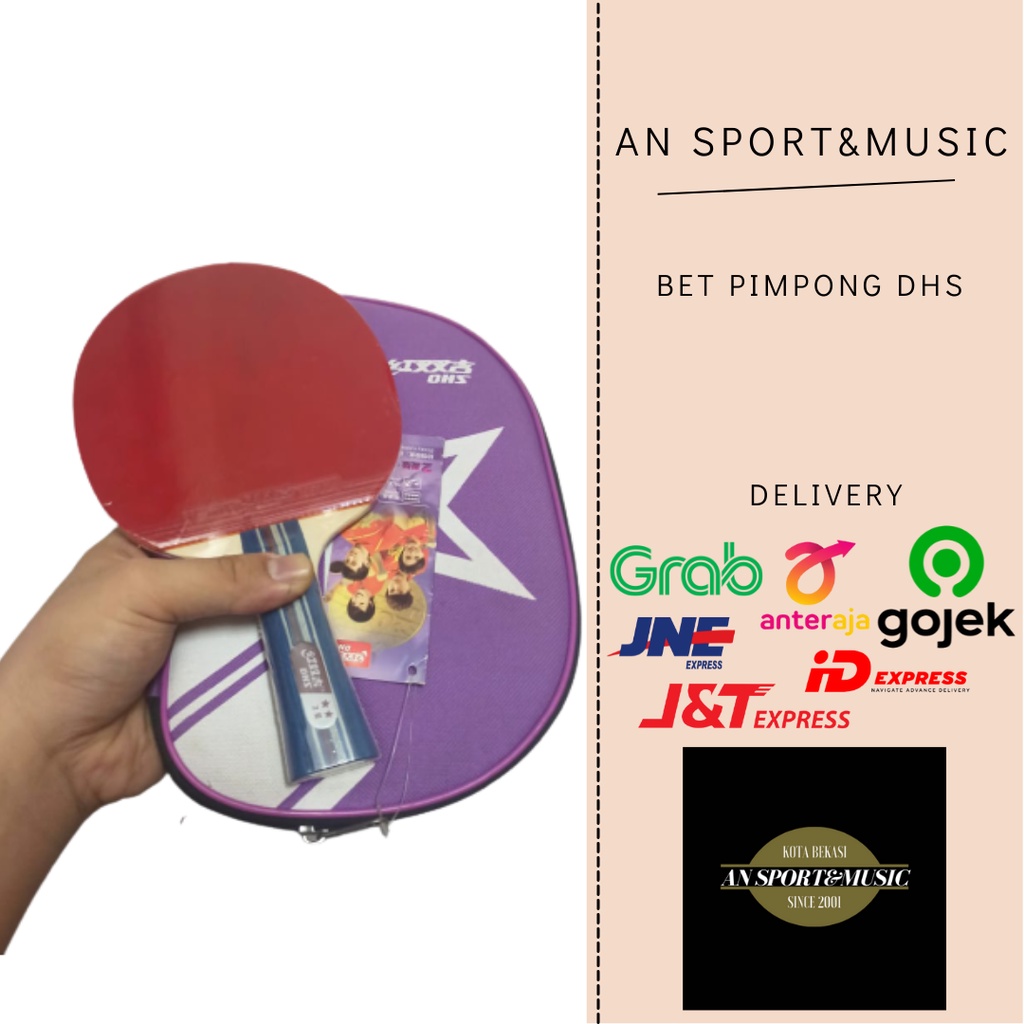 Bet Pingpong DHS 6512 Bet Tenis Meja Pingpong