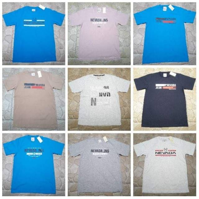 Kaos pria  Nevada  original brand matahari murah Shopee 