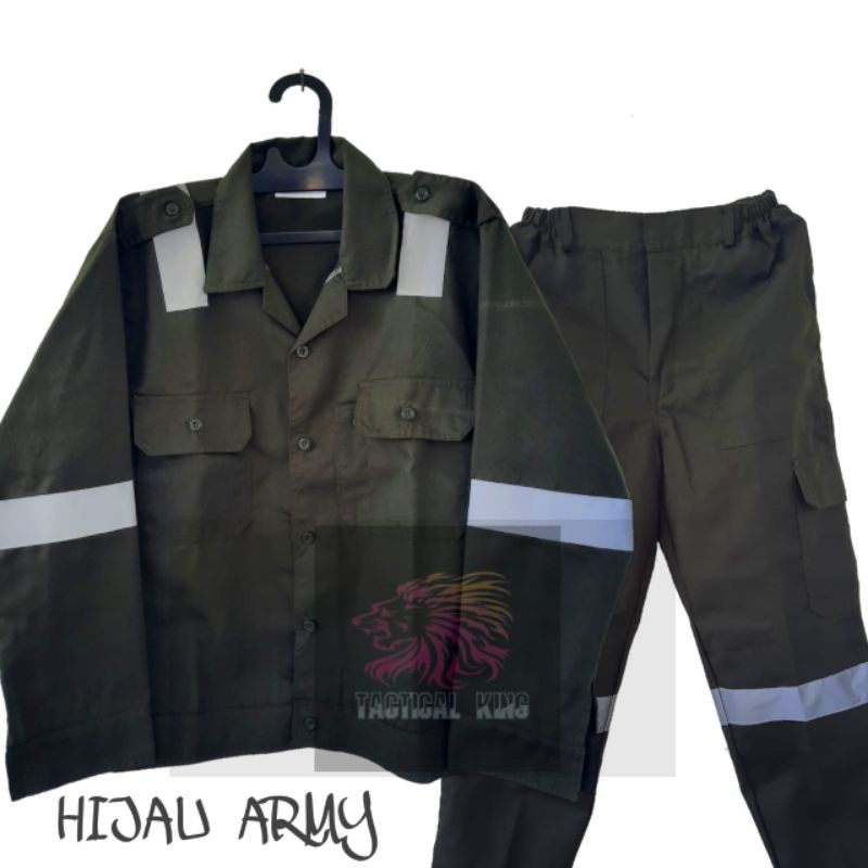 Grosir Wearpack  Safety /Setelan Baju dan celana /wearpack coverall/ Seragam Kerja Proyek