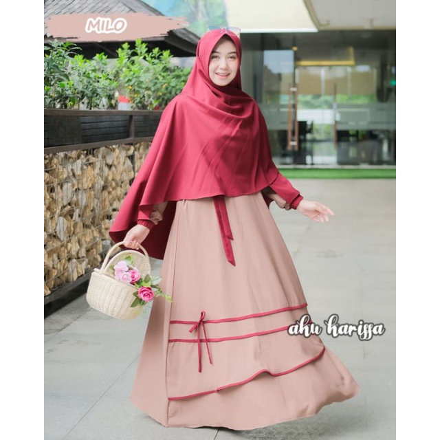 Nazma set syar'i Aku karissa /gamis aku karissa terbaru /set aku karissa