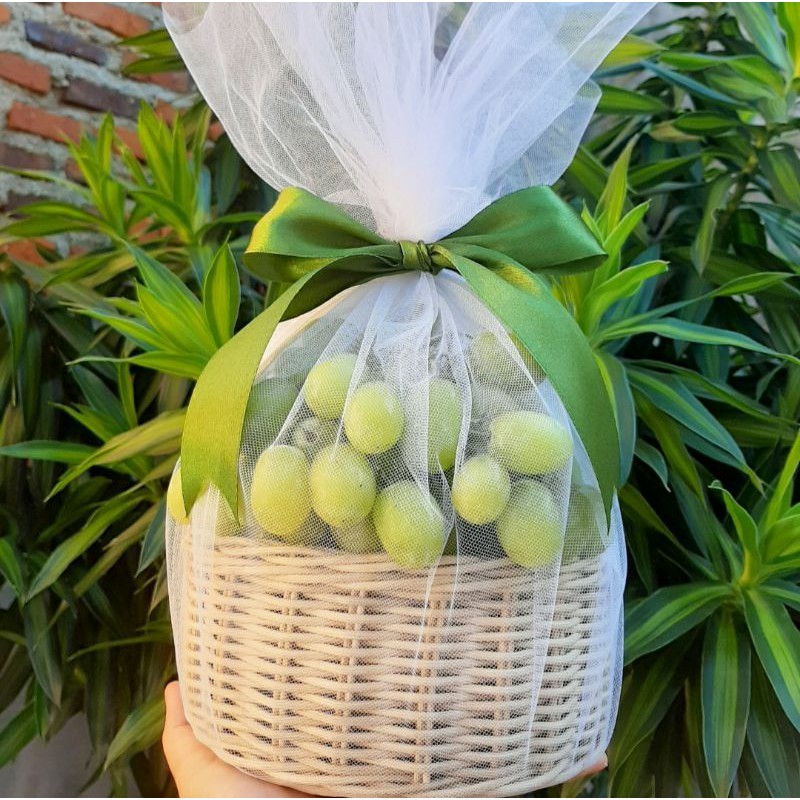 Parcel Buah / Hampers Buah Anggur Hijau Seedless 500 gr