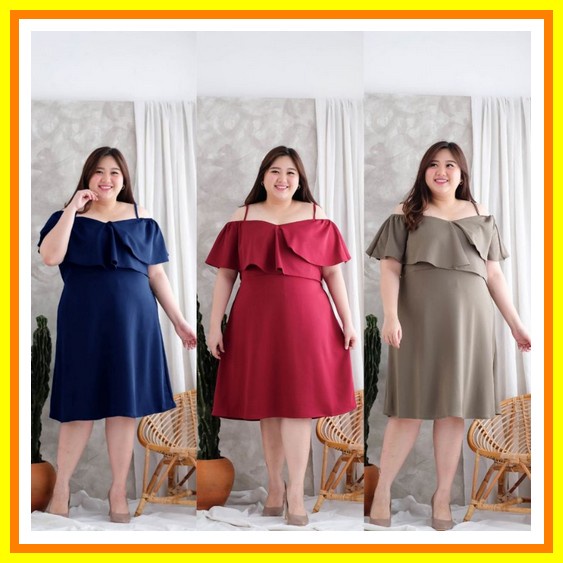Dress Pesta Bigsize /Dress Pesta Jumbo /Dress Brokat Bigsize Jessica Dress Bigsize | Dress Jumbo Wan