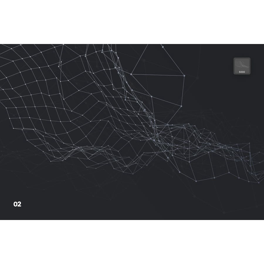 Abstract Plexus Particles - Photoshop Brushes