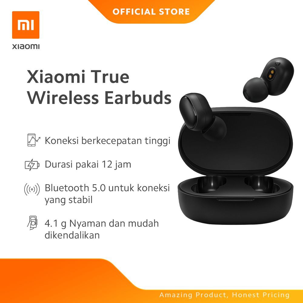 Jual Xiaomi Mi True Wireless Earbuds Basic/Basic 2 - Garansi Resmi TAM ...