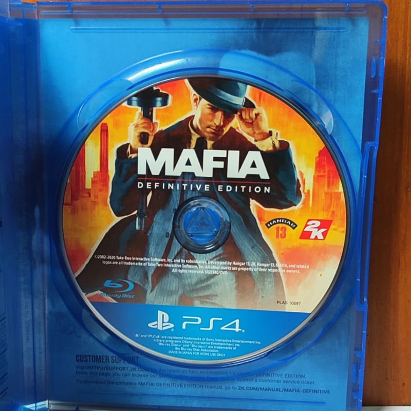 PS4 Mafia Definitive Edition PS4 Kaset Mafia Definitiv Playstation PS 4 5 Definitiv CD BD Game Games Mafiadefinitive Ps4 Ps5 Original mafia 3 Region 3 Asia Reh