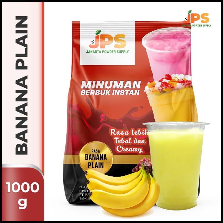 

Bubuk Minuman Pisang/Banana Plain Powder Jps Tanpa Gula