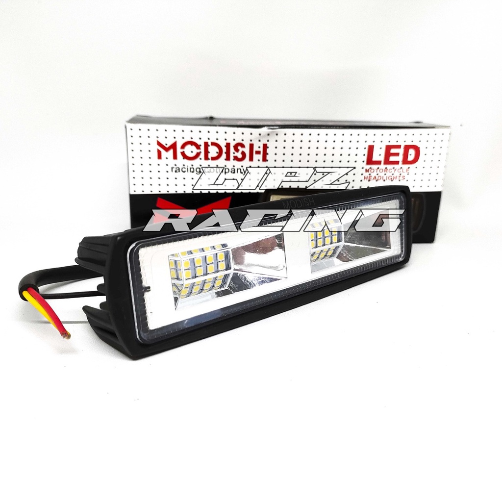 LAMPU TEMBAK LED / LAMPU SOTOR LED BAR MODEL 4596 CAHAYA PUTIH BISA UNTUK SEMUA MOTOR  LAMPU TEMBAK MOTOR