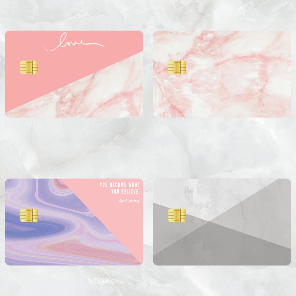 SEASON 1 MARBLE 2 - Card Cover Skin Sticker - PLIATA Stiker Kartu ATM, E-Money, E-Toll