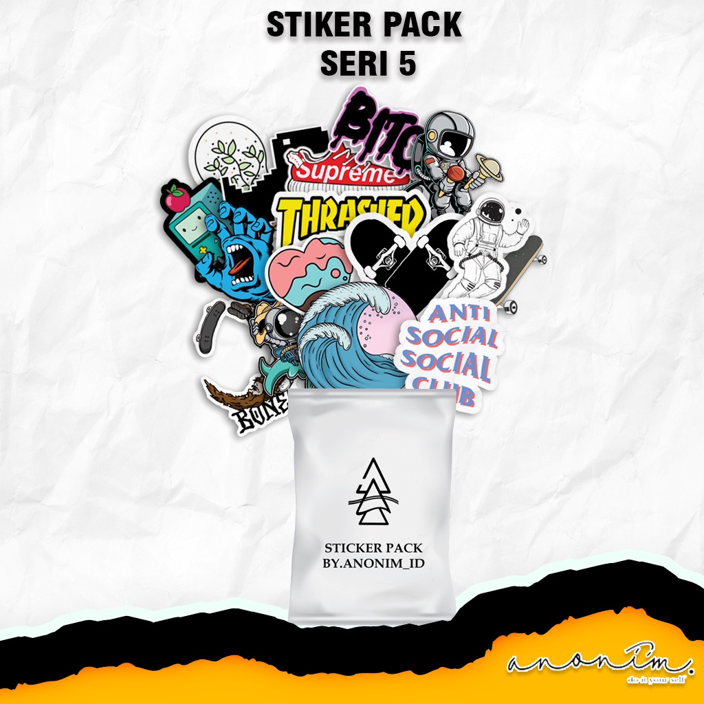 

Sticker Aesthetic Stiker Pack Stiker Brand Sticker Hypebeast Stiker Case Hp Laptop