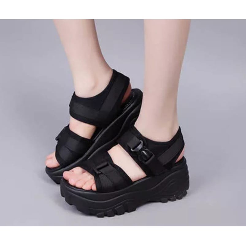 Alea Sandal Tali Wanita Wedges Tinggi FS250