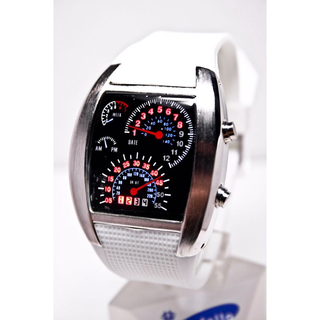 JAM TANGAN ORIGINAL LED SPEEDOMETER TVG