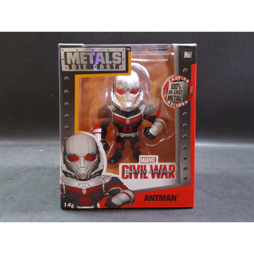 Jada Metal Diecast Figure 4' ANTMAN CIVIL WAR