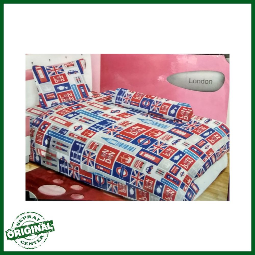 SEPREI LADY ROSE / SPREI LADY ROSE LONDON SINGLE 90 SEPRAI JEMBATAN MENARA BENDERA MOBIL