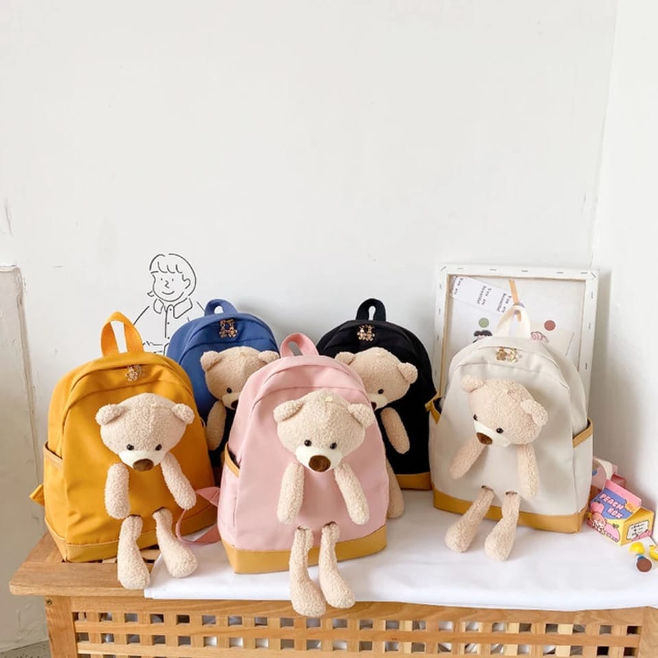 BAYAR DI TEMPAT TAS SEKOLAH ANAK BONEKA MINI KARAKTER / Perempuan / Ransel Backpack Tas Ransel Anak