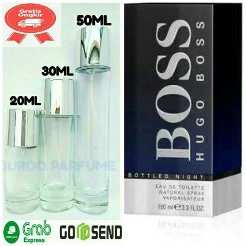 PARFUM PRIA SEGAR ORIENTAL BOSS BOTTLE NIGHT FARFUM WANGI TAHAN LAMA