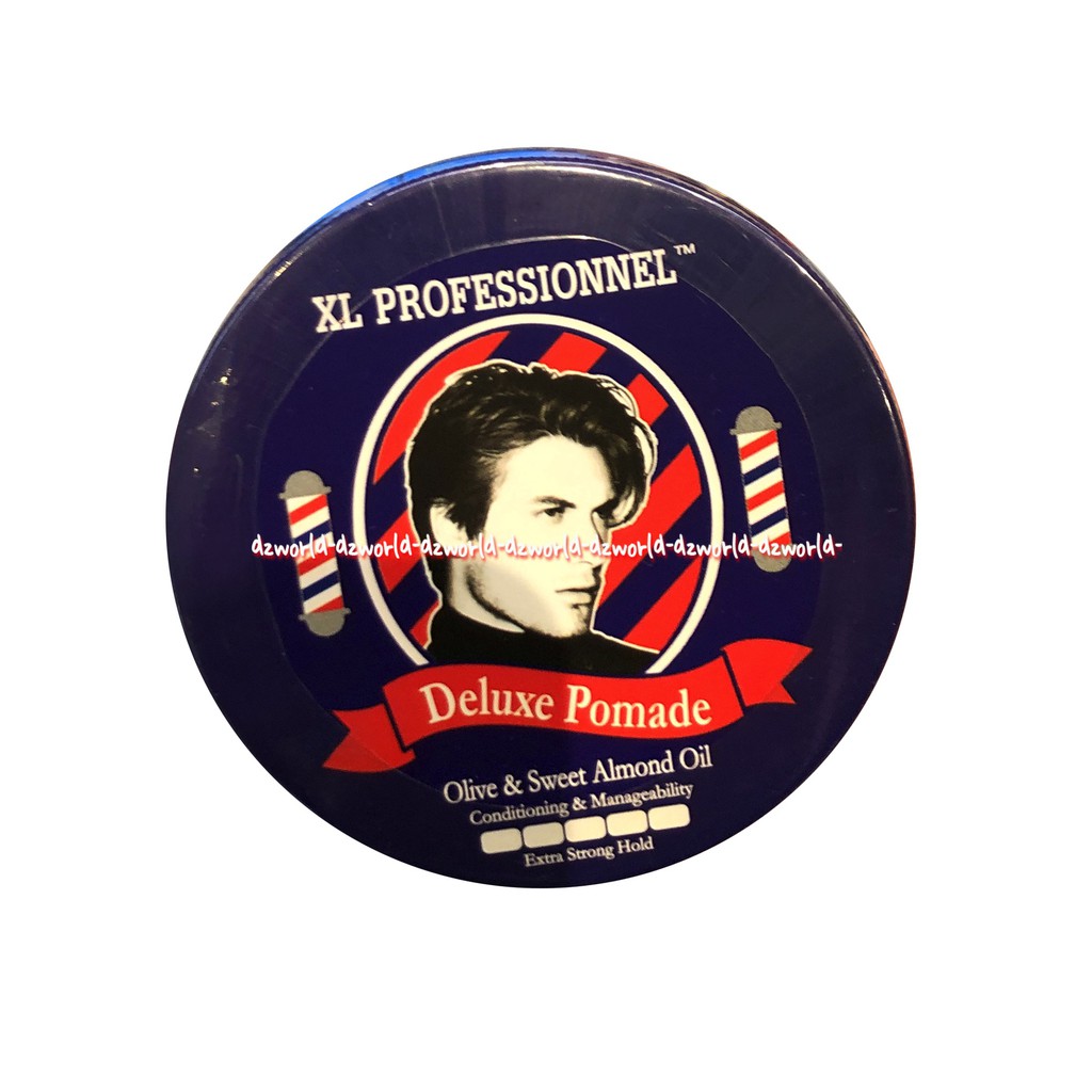 XL Professionnel Deluxe 80gr Pomade Olive Sweet Almond Oil Pomade Pria Cowok Laki Laki