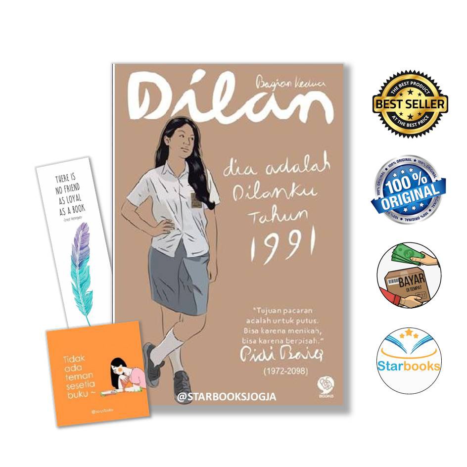 ORI BUKU DILAN #2: DIA ADALAH DILANKU TAHUN 1991 - PASTEL BOOK