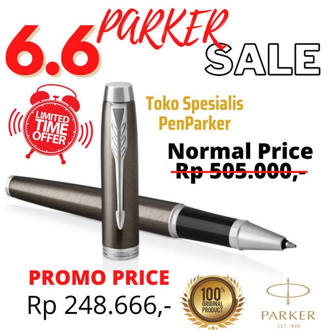 

Parker Parker IM DARK ESPRESSO Chrome Trim Rollerball - Original