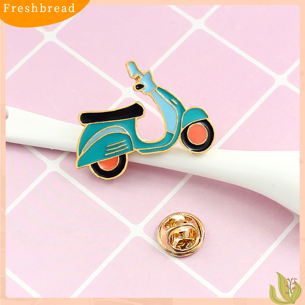 ?Fresh??Pin/Bros Hiasan Pakaian Wanita Bahan Enamel Bentuk Motor/Mobil/Minuman Kartun