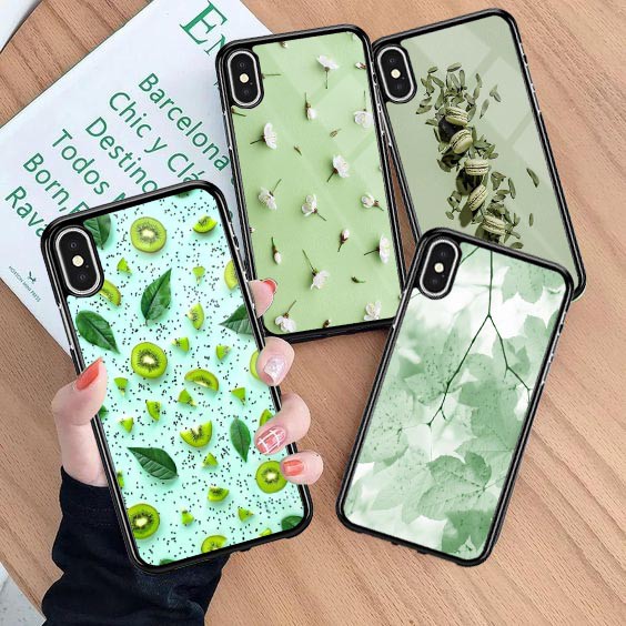 [P144] Green Phone Case 2D Glossy For All Type