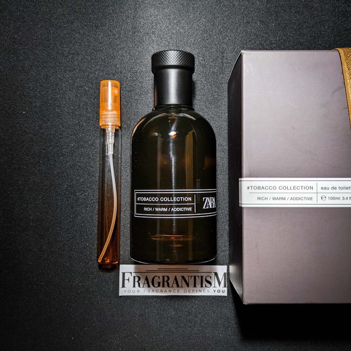 Decant Parfum Zara Tobacco Collection Rich/Warm/Addictive EDT Men ORIGINAL