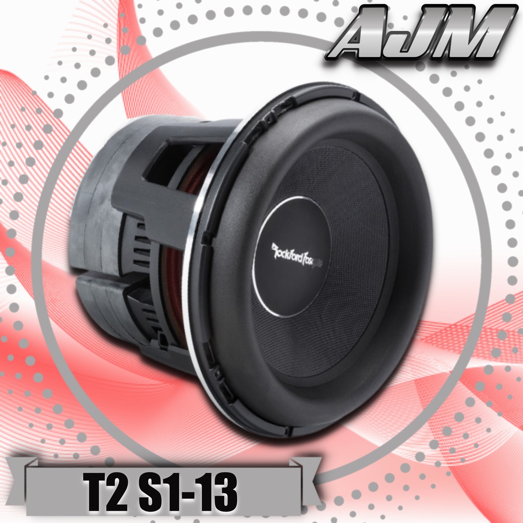 Subwoofer ROCKFORD FOSGATE POWER 13" T2 Single 1-Ohm