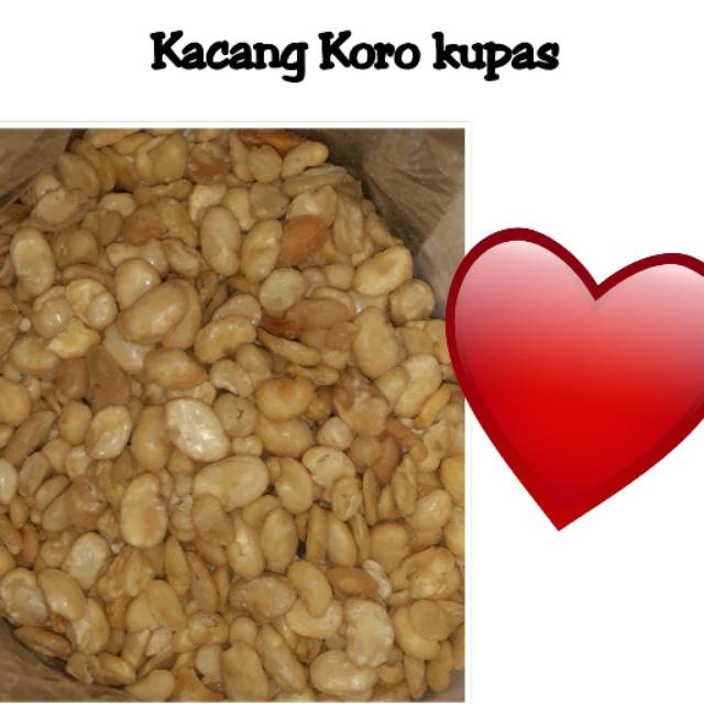 

Kacang koro kupas