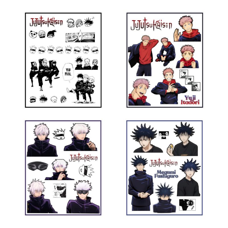 

JUJUTSU KAISEN STIKER SET