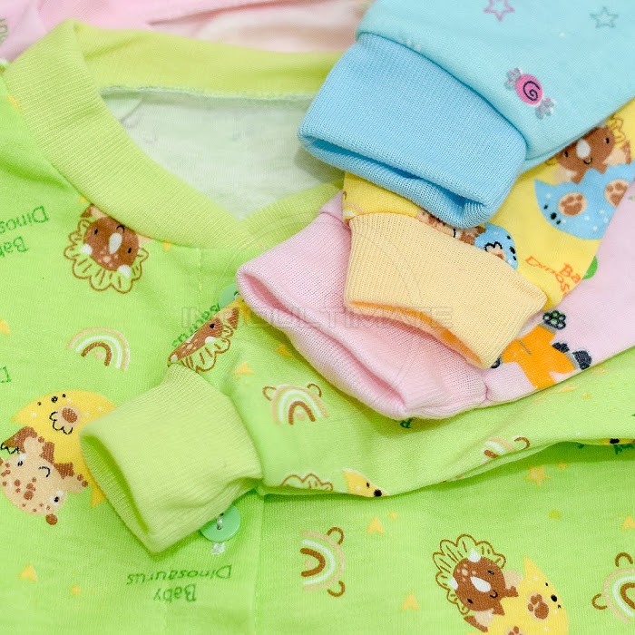 BC-031KK Jumper Bayi Kaki Buka Jumpsuit Jumsuit Panjang Bayi Baju Tidur Bayi Anak Piyama Bayi Setelan Baju