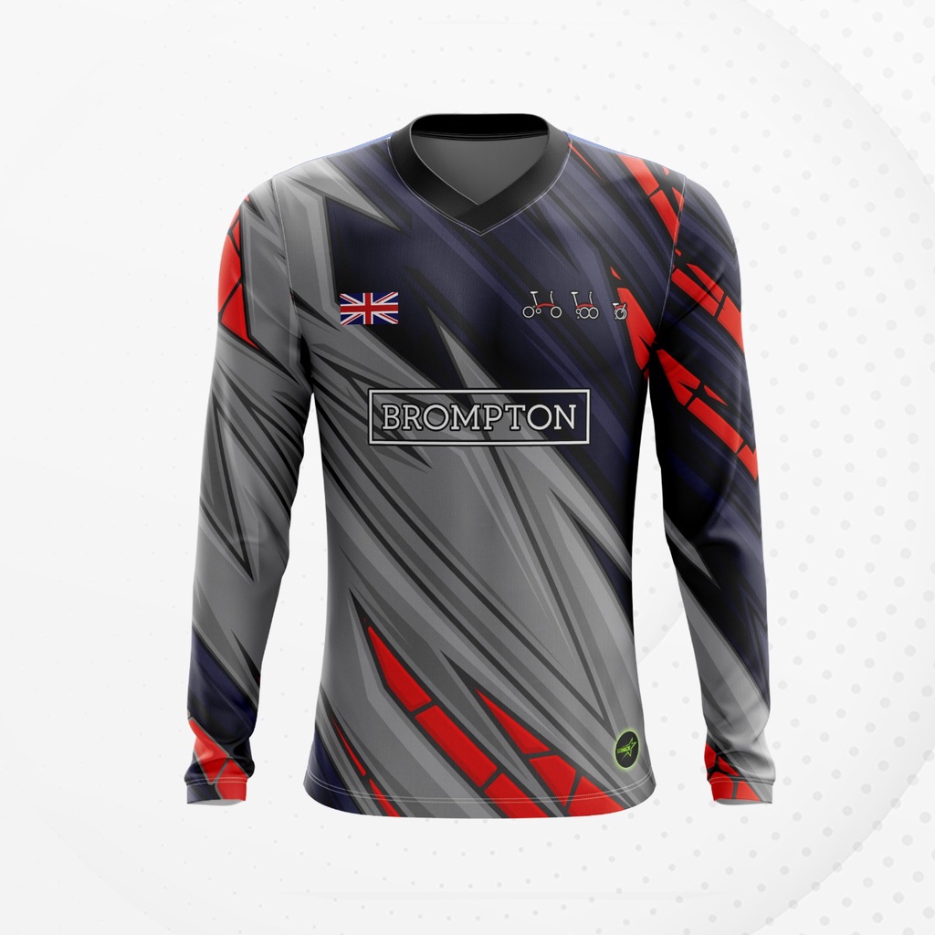 Baju Kaos Jersey Sepeda  MTB  Kaos Jersey Sepeda Lengan Panjang murah Rotbike MTB Gunung