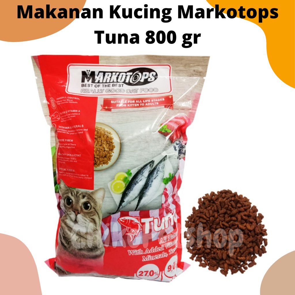 Makanan Kucing Markotops All Life Stages Dry Food 800gr | Markotops Dry