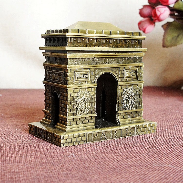 miniatur pajangan / Triumphal Arch Miniature Landmark / souvenir France icon