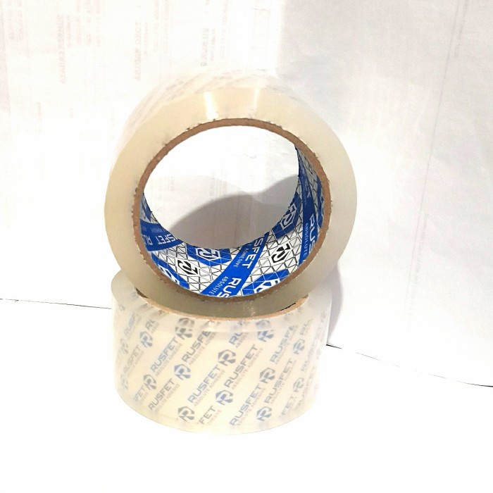 

UMKM lakban rusfet bening 48mm x 90 yard