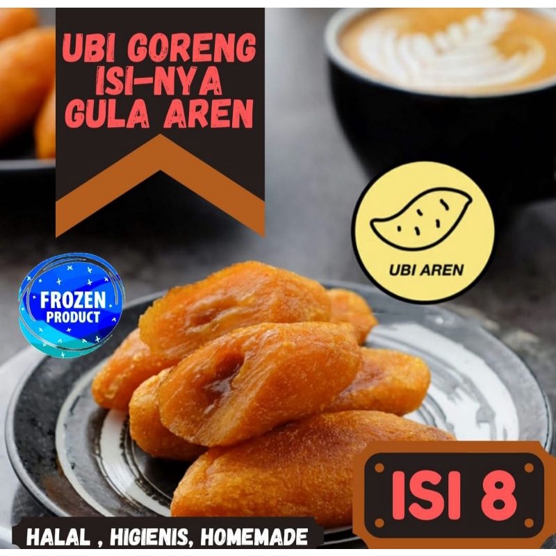 

Ubi Gula Aren isi 8pc 410gr Frozen