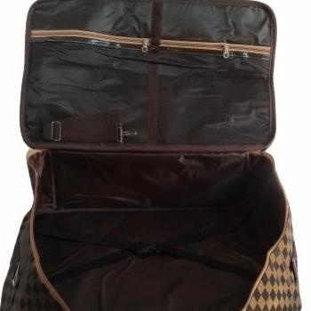 Tas Travel Jumbo Mono Kotak Coklat Koper Baju