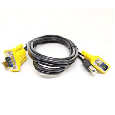 Kabel kvm switch 1.5m Vga Usb-Bm Usb-Am 2.0 for keyboard video mouse - Kvm cable 1.5 meter