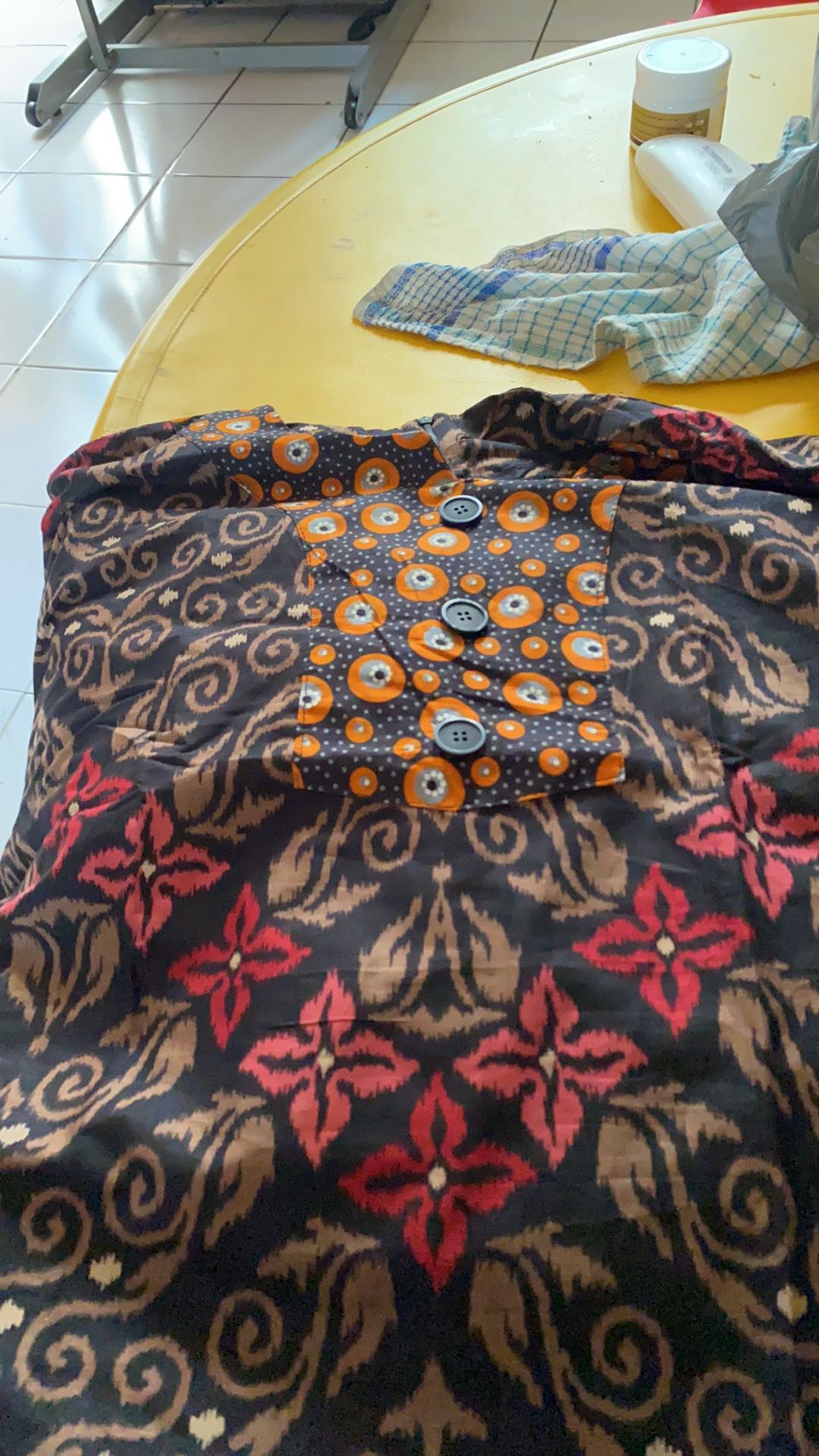 Tunik Batik Jumbo Ld 120 Cm / 130 Cm / 140 Cm Super Jumbo Big Size Wanita Xxxl Abadi Batik Original