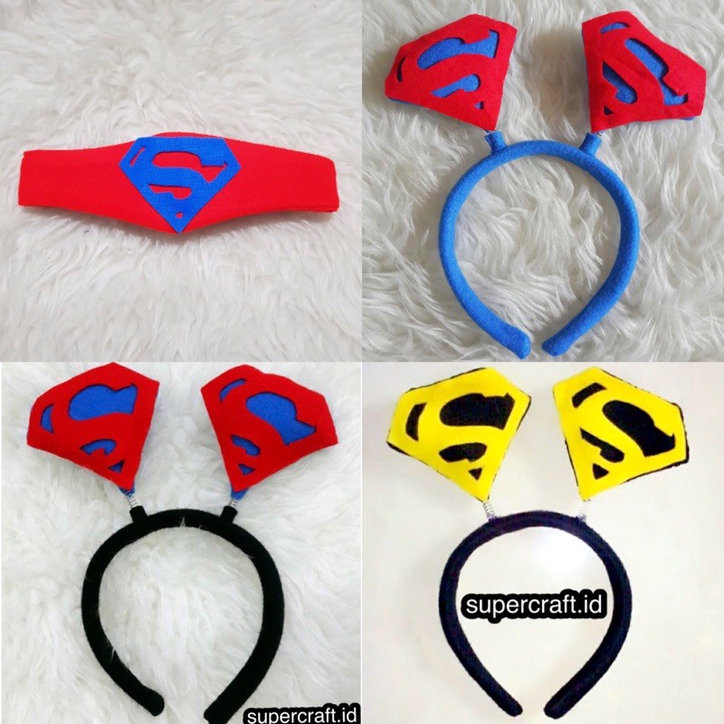 Bando Karakter Superman Kostum Superhero DC Batman Kostum Superman Bando Superman