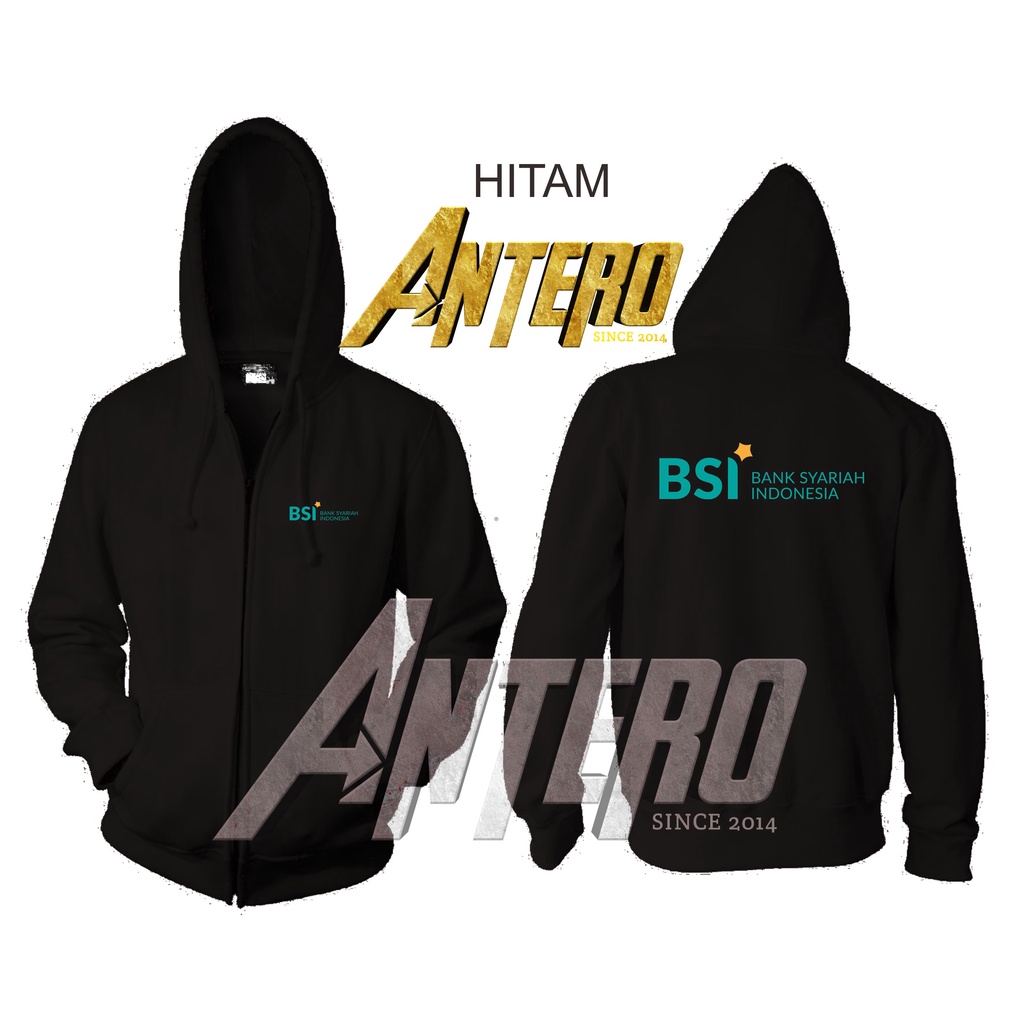 Jaket Resleting Zipper Bank Syariah Indonesia BSI BUMN