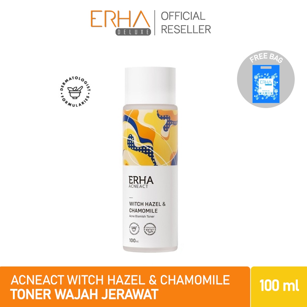 ERHA Toner Wajah Jerawat Acneact Witch Hazel Acne Blemish Toner pH Balance