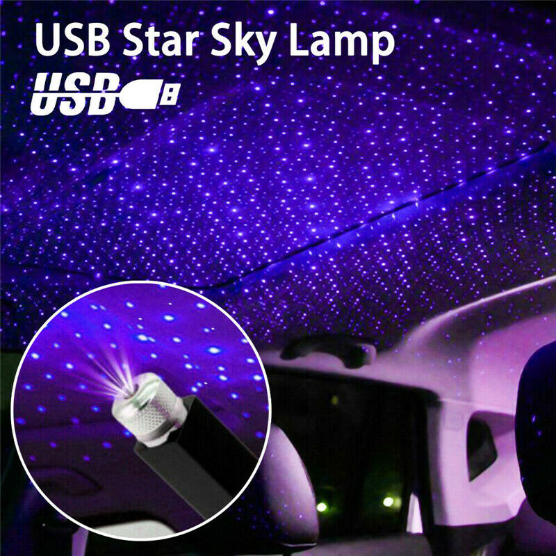 Atap Mobil USB Interior Langit Bintang Lampu Malam / Mobil Malam Lampu Proyektor / USB Suasana Galaxy Lampu / Dapat Disesuaikan Galaxy Lampu Pencahayaan / Aksesoris Dekorasi Mobil