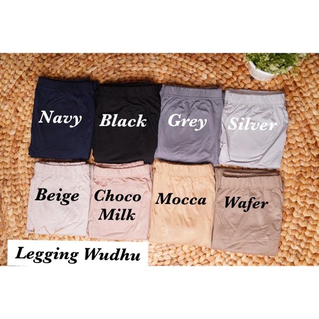 Legging Wudhu Premium Basic,Legging Wudhu Adem Fit To Xxl