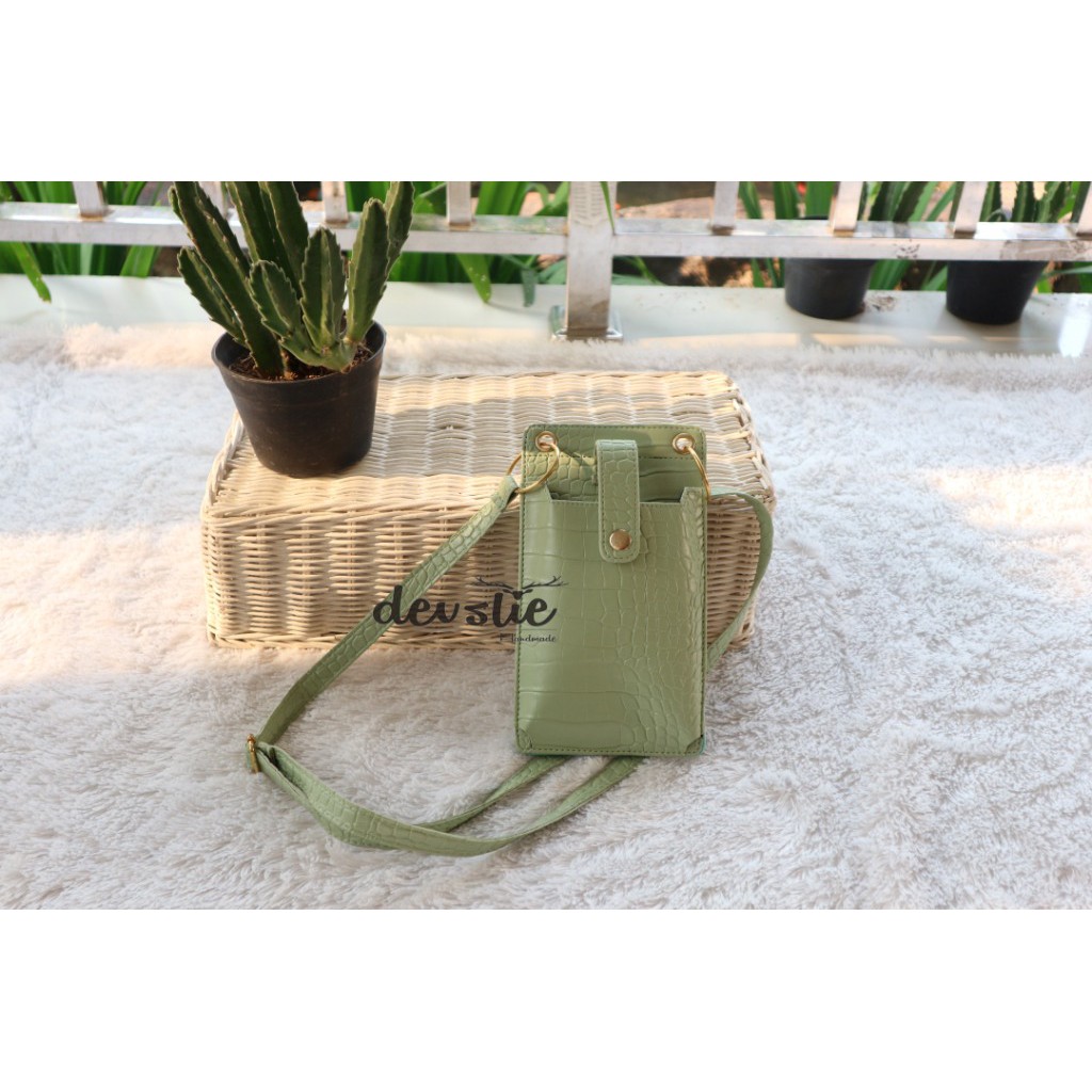 aruna label-Tas handphone terbaru/Tas handphone+cermin/HP CROCO/Tas selempang wanita/Tas handphone+cermin/pocket hp