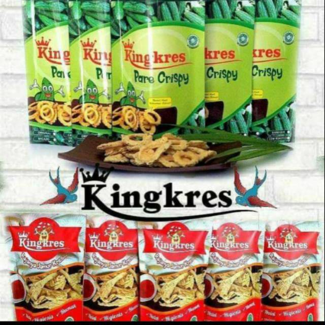 

Kripik jamur dan keripik pare