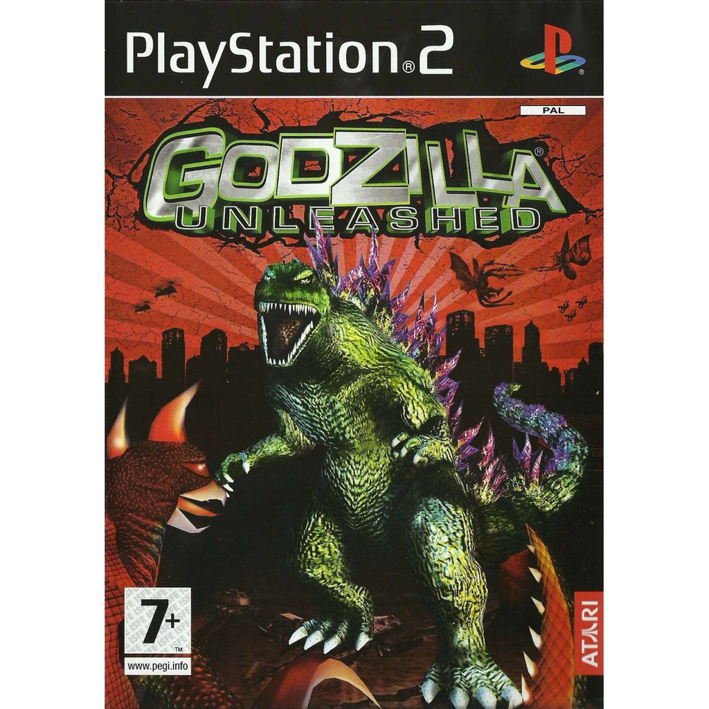 DVD Kaset Game PS2 Godzilla Unleashed