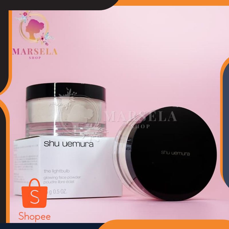 [PROMO] Shu Uemura Lightbulb Face Powder Glowing / Shu Loose Powder Glowing - Colorless